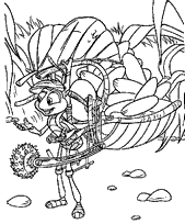 coloriage 1001 pattes la recolte